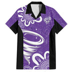 Hobart Hurricanes Custom Family Matching Tank Maxi Dress and Hawaiian Shirt Minimalism Aboriginal