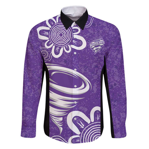Hobart Hurricanes Custom Family Matching Tank Maxi Dress and Hawaiian Shirt Minimalism Aboriginal