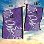 Hobart Hurricanes Custom Garden Flag Minimalism Aboriginal