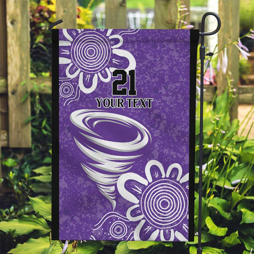 Hobart Hurricanes Custom Garden Flag Minimalism Aboriginal