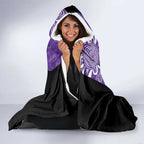 Hobart Hurricanes Custom Hooded Blanket Minimalism Aboriginal