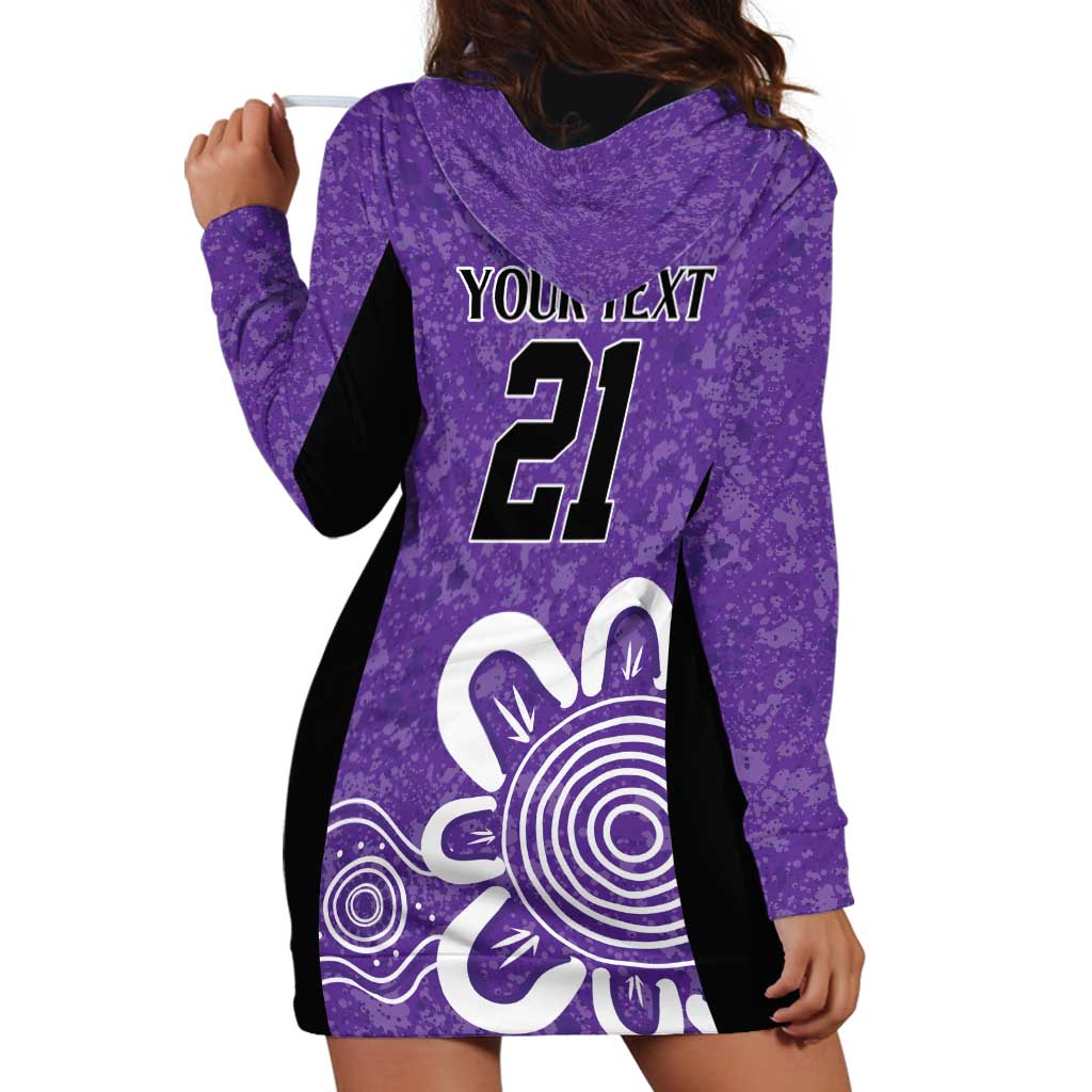 Hobart Hurricanes Custom Hoodie Dress Minimalism Aboriginal