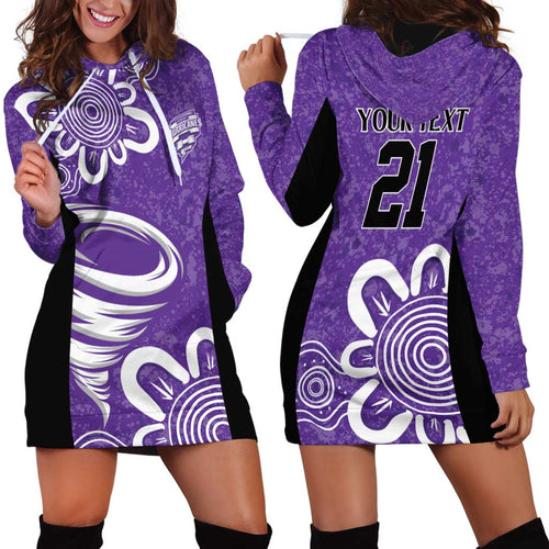 Hobart Hurricanes Custom Hoodie Dress Minimalism Aboriginal
