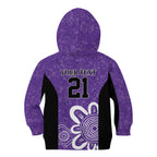 Hobart Hurricanes Custom Kid Hoodie Minimalism Aboriginal