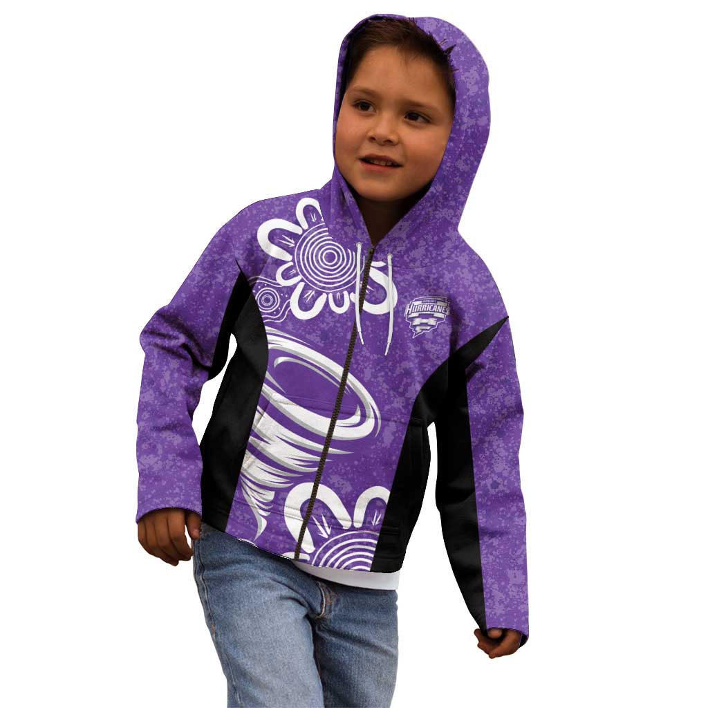 Hobart Hurricanes Custom Kid Hoodie Minimalism Aboriginal