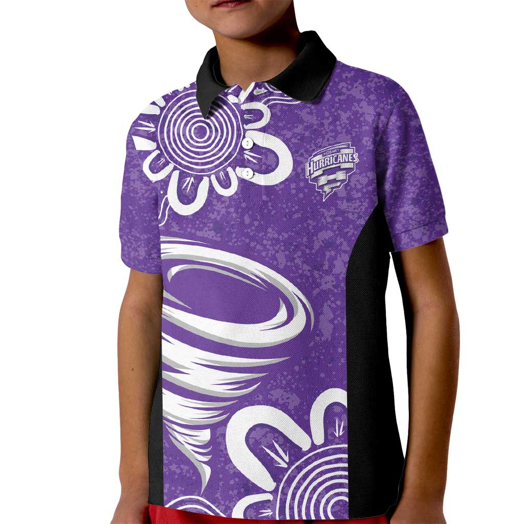 Hobart Hurricanes Custom Kid Polo Shirt Minimalism Aboriginal