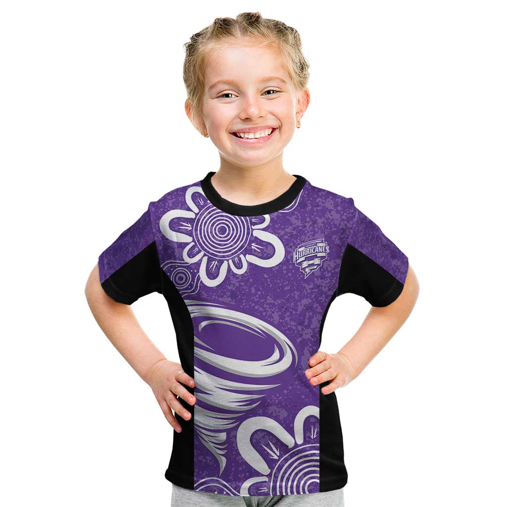 Hobart Hurricanes Custom Kid T Shirt Minimalism Aboriginal