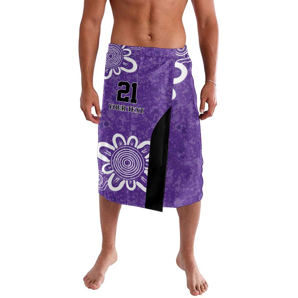 Hobart Hurricanes Custom Lavalava Minimalism Aboriginal