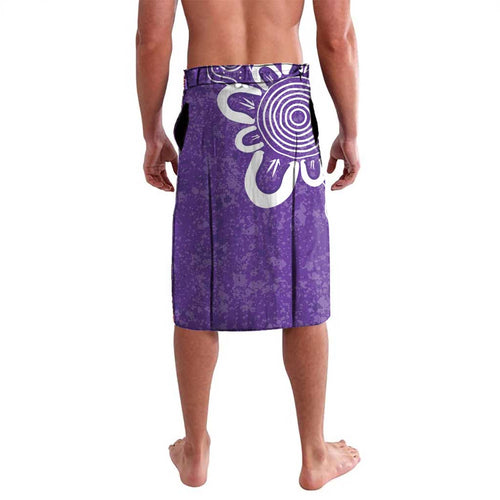 Hobart Hurricanes Custom Lavalava Minimalism Aboriginal