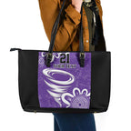 Hobart Hurricanes Custom Leather Tote Bag Minimalism Aboriginal