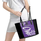 Hobart Hurricanes Custom Leather Tote Bag Minimalism Aboriginal