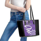 Hobart Hurricanes Custom Leather Tote Bag Minimalism Aboriginal