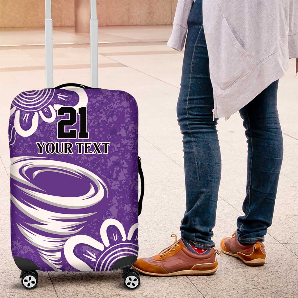 Hobart Hurricanes Custom Luggage Cover Minimalism Aboriginal