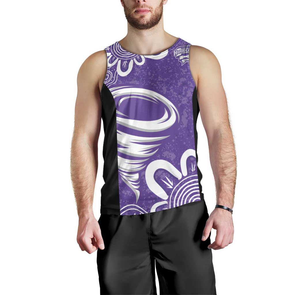 Hobart Hurricanes Custom Men Tank Top Minimalism Aboriginal