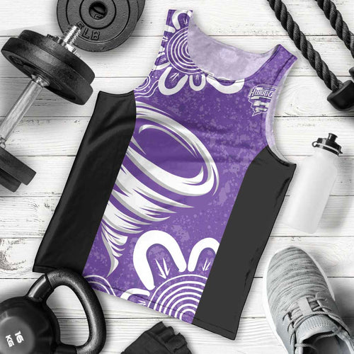 Hobart Hurricanes Custom Men Tank Top Minimalism Aboriginal