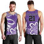 Hobart Hurricanes Custom Men Tank Top Minimalism Aboriginal
