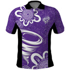 Hobart Hurricanes Custom Polo Shirt Minimalism Aboriginal