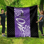 Hobart Hurricanes Custom Quilt Minimalism Aboriginal