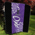 Hobart Hurricanes Custom Quilt Minimalism Aboriginal