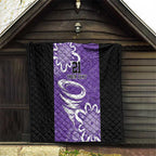 Hobart Hurricanes Custom Quilt Minimalism Aboriginal