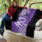 Hobart Hurricanes Custom Quilt Minimalism Aboriginal