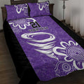Hobart Hurricanes Custom Quilt Bed Set Minimalism Aboriginal