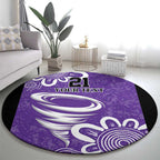 Hobart Hurricanes Custom Round Carpet Minimalism Aboriginal