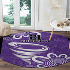 Hobart Hurricanes Custom Round Carpet Minimalism Aboriginal