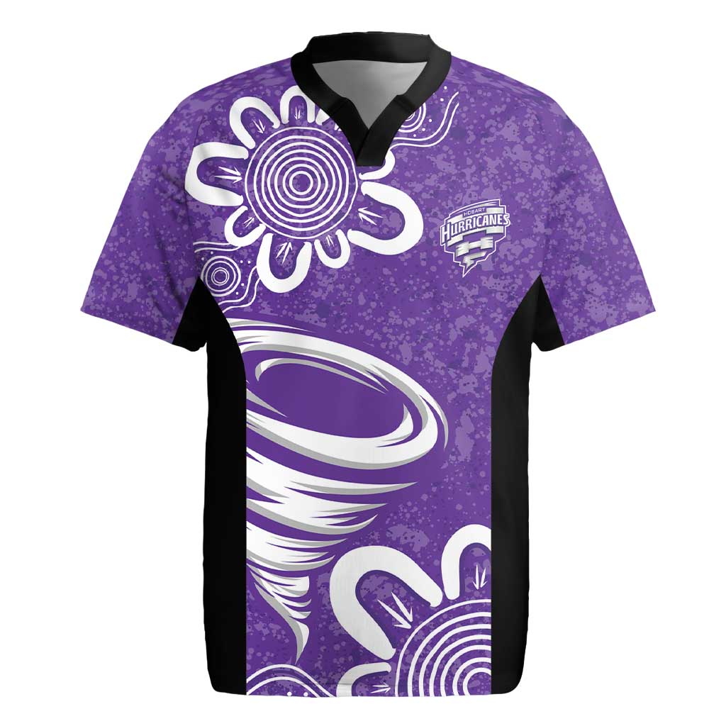 Hobart Hurricanes Custom Rugby Jersey Minimalism Aboriginal