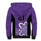 Hobart Hurricanes Custom Sherpa Hoodie Minimalism Aboriginal