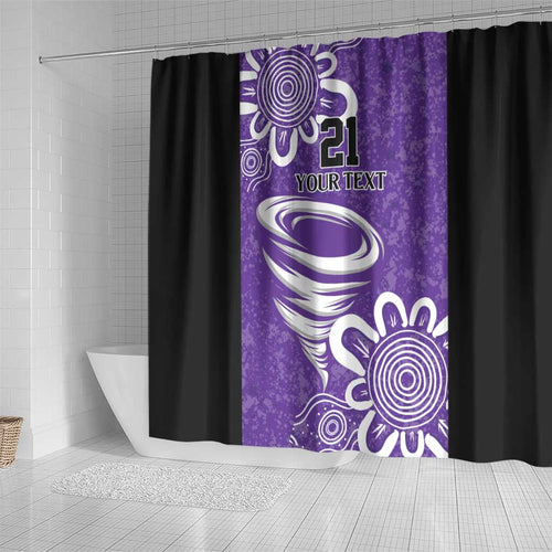 Hobart Hurricanes Custom Shower Curtain Minimalism Aboriginal