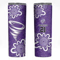 Hobart Hurricanes Custom Skinny Tumbler Minimalism Aboriginal