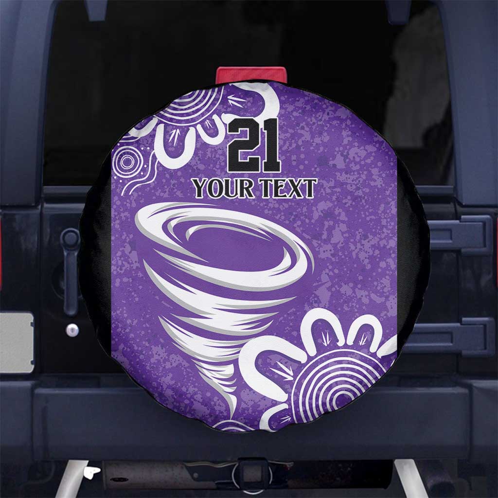 Hobart Hurricanes Custom Spare Tire Cover Minimalism Aboriginal