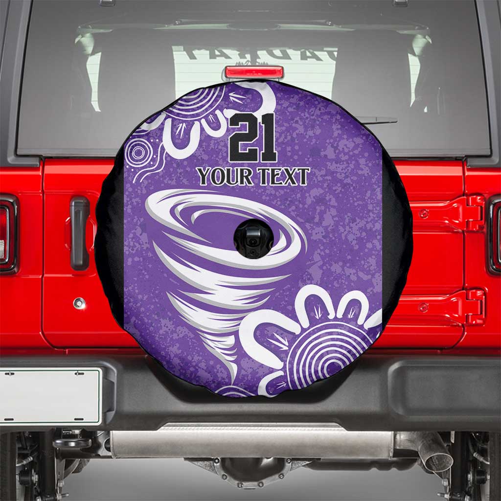 Hobart Hurricanes Custom Spare Tire Cover Minimalism Aboriginal