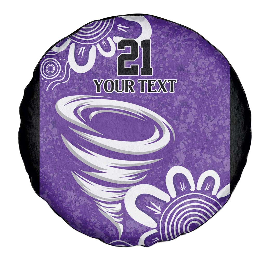 Hobart Hurricanes Custom Spare Tire Cover Minimalism Aboriginal