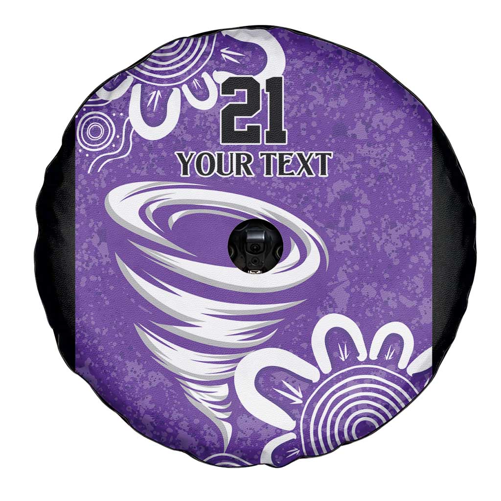 Hobart Hurricanes Custom Spare Tire Cover Minimalism Aboriginal