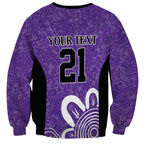 Hobart Hurricanes Custom Sweatshirt Minimalism Aboriginal