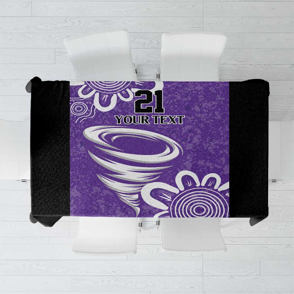 Hobart Hurricanes Custom Tablecloth Minimalism Aboriginal