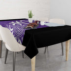 Hobart Hurricanes Custom Tablecloth Minimalism Aboriginal