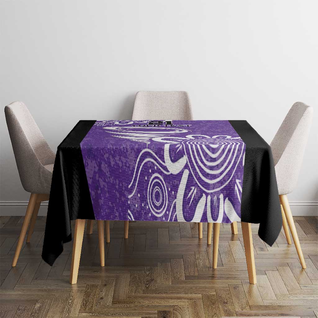 Hobart Hurricanes Custom Tablecloth Minimalism Aboriginal