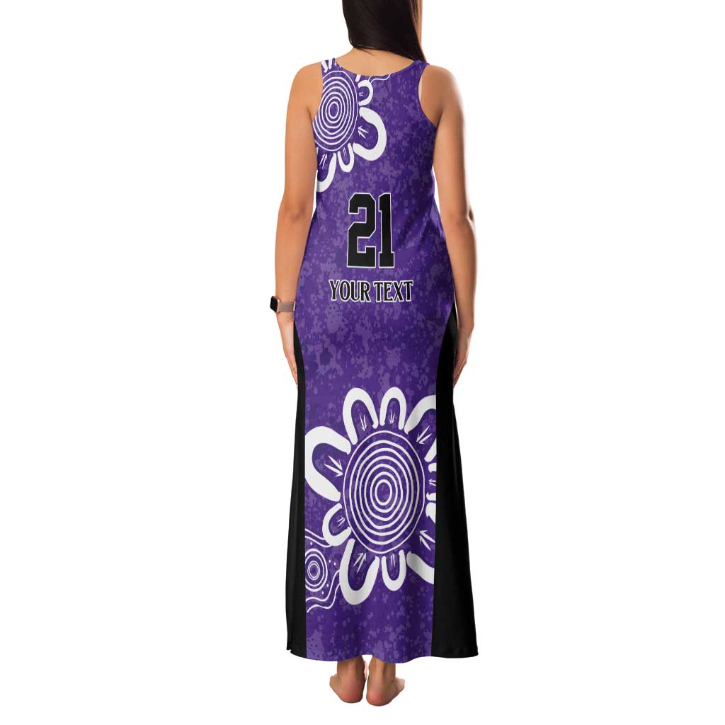 Hobart Hurricanes Custom Tank Maxi Dress Minimalism Aboriginal