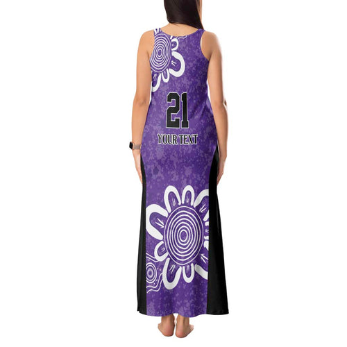 Hobart Hurricanes Custom Tank Maxi Dress Minimalism Aboriginal