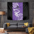 Hobart Hurricanes Custom Tapestry Minimalism Aboriginal