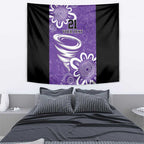 Hobart Hurricanes Custom Tapestry Minimalism Aboriginal