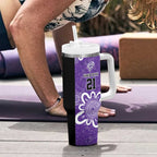 Hobart Hurricanes Custom Tumbler With Handle Minimalism Aboriginal
