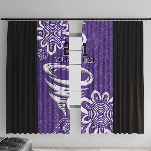 Hobart Hurricanes Custom Window Curtain Minimalism Aboriginal