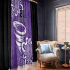 Hobart Hurricanes Custom Window Curtain Minimalism Aboriginal