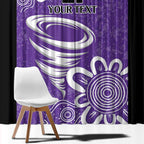 Hobart Hurricanes Custom Window Curtain Minimalism Aboriginal