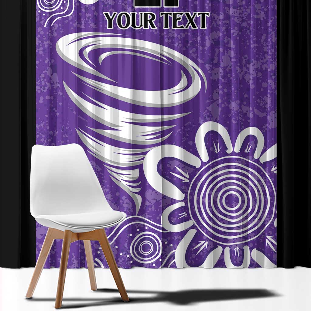 Hobart Hurricanes Custom Window Curtain Minimalism Aboriginal