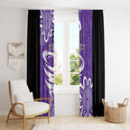 Hobart Hurricanes Custom Window Curtain Minimalism Aboriginal